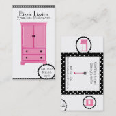 Pink Möbel Business Card Visitenkarte (Vorne/Hinten)