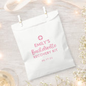 Pink Modern Bachelorette Erholung Kit Beutel Geschenktütchen (Ausgeschnitten)