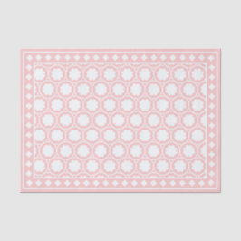 Pink Modern Bone Inlay Decoupage Paper Seidenpapier