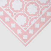 Pink Modern Bone Inlay Decoupage Paper Seidenpapier (Ausschnitt)