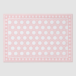 Pink Modern Bone Inlay Decoupage Paper Seidenpapier