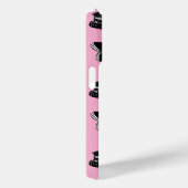 Pink Modern buchhalterisch Bibliophile Buchmuster Case-Mate iPhone Hülle (Rückseite / Rechts)