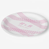 Pink Modern Deko Paper Teller (Schrägansicht)