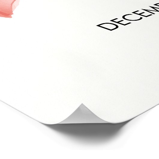 Pink Modern Elegante Bow Girl Babydusche Willkomme Poster (Ecke)