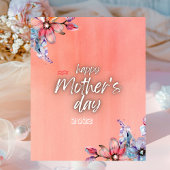 Pink Modern Mother's Day Poster
