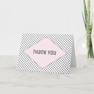 Pink Modern Polka Dots Danke