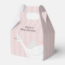 Pink Modern Whimsical Princess Swan Baby Dusche