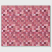 Pink | Moderne Imitate Glitzer & Opal Geschenkpapier (Flach)