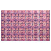 Pink Modernes geometrisches Fliesenmuster Stoff (Fat Quarter (45,7 x 55,9 cm))
