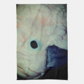 Pink Moluccan Cockatositu Papagei Nah Geschirrtuch (Vertikal)