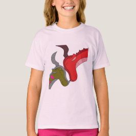 Pink Mommy & Baby Dragon Kid's T - Shirt