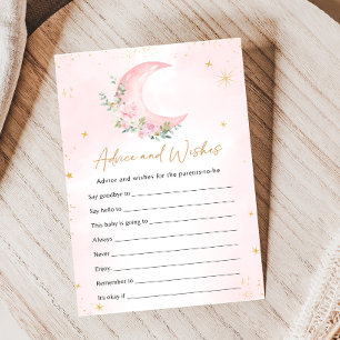 Pink Mond und Sterne Shower Beratung und Wünsche S