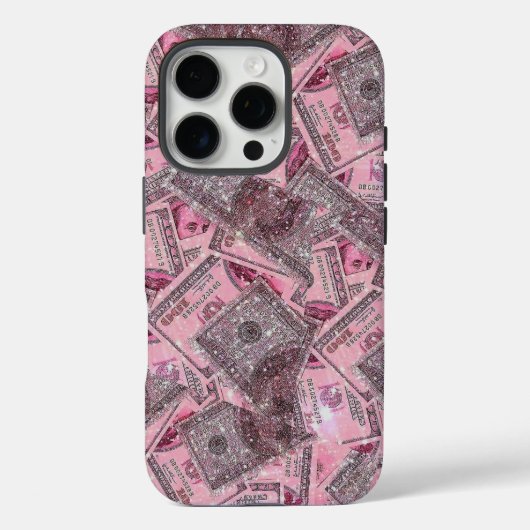 Pink Money Aesthetic Phone Case 💸💖 (Rückseite)