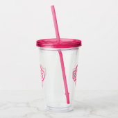 Pink Monkey Acrylic Tumbler Acryltrinkbecher (Links)