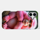Pink Monkey Phone Case iPhone Hülle (Rückseite (Horizontal))