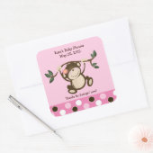 PINK MONKEY PLAY SQUARE Bevorzugung Sticker (Umschlag)