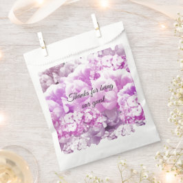 Pink Monochrome Floral Bouquet Fvor Tasche Geschenktütchen