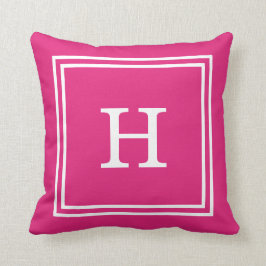 Pink-Monogramm Kissen