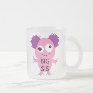 Pink Monster Big Sister Mattglastasse