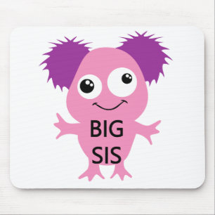 Pink Monster Big Sister Mousepad