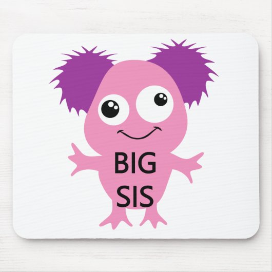 Pink Monster Big Sister Mousepad (Vorne)