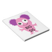 Pink Monster Big Sister Notizblock (angewinkelt)