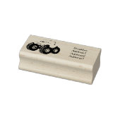 Pink Monster LKW Cartoon Illustration Gummistempel (Stempel)