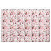 pink monster valentines vampire ghost stoff (Fat Quarter (45,7 x 55,9 cm))