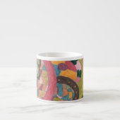 "Pink Mood" Abstrakte Kunst Espressotasse (Vorderseite)