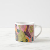 "Pink Mood" Abstrakte Kunst Espressotasse (Rechts)