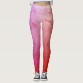 Pink Mood Custom Leggings (Vorderseite)