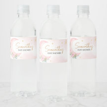 Pink Moon and Stars Kinderdusche