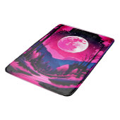 Pink Moon Fantasy Badematte (Schrägansicht)