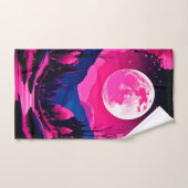 Pink Moon Fantasy Badhandtuch Set (Handtuch)