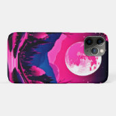 Pink Moon Fantasy Case-Mate iPhone Hülle (Rückseite (Horizontal))