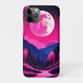 Pink Moon Fantasy Case-Mate iPhone Hülle (Rückseite)