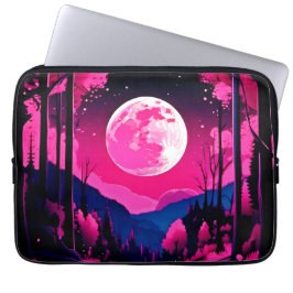 Pink Moon Fantasy Laptopschutzhülle