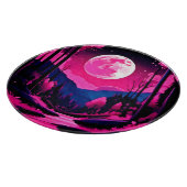 Pink Moon Fantasy Schneidebrett (Ecke)