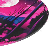 Pink Moon Fantasy Schneidebrett (Ecke)