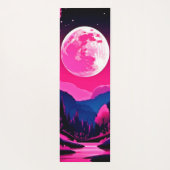 Pink Moon Fantasy Yogamatte (Rückseite)