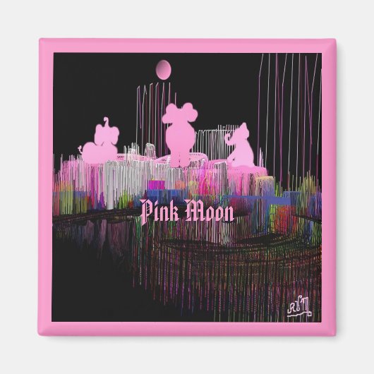 Pink Moon Magnet (Vorne)