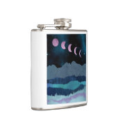 Pink Moon Phones Landscape Flachmann (Rechts)