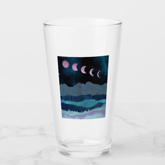 Pink Moon Phones Landscape Glas (Vorderseite)
