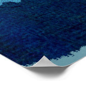 Pink Moon Phones Landscape Poster (Ecke)