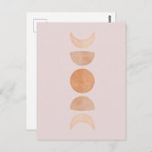 Pink Moon Phones Postcard Postkarte (Vorne/Hinten)
