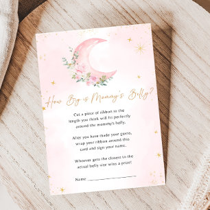 Pink Moon und Sterne Baby Shower Wie groß ist Spie