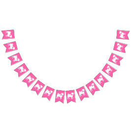 Pink Mops Hunde Thema Party Feier Wimpelkette