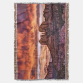 Pink Morning Glory Decke (Vorderseite Vertikal)