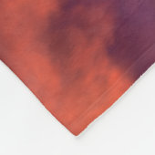 Pink Morning Glory Fleecedecke (Ecke)