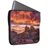 Pink Morning Glory Laptopschutzhülle (Vorne Rechts)